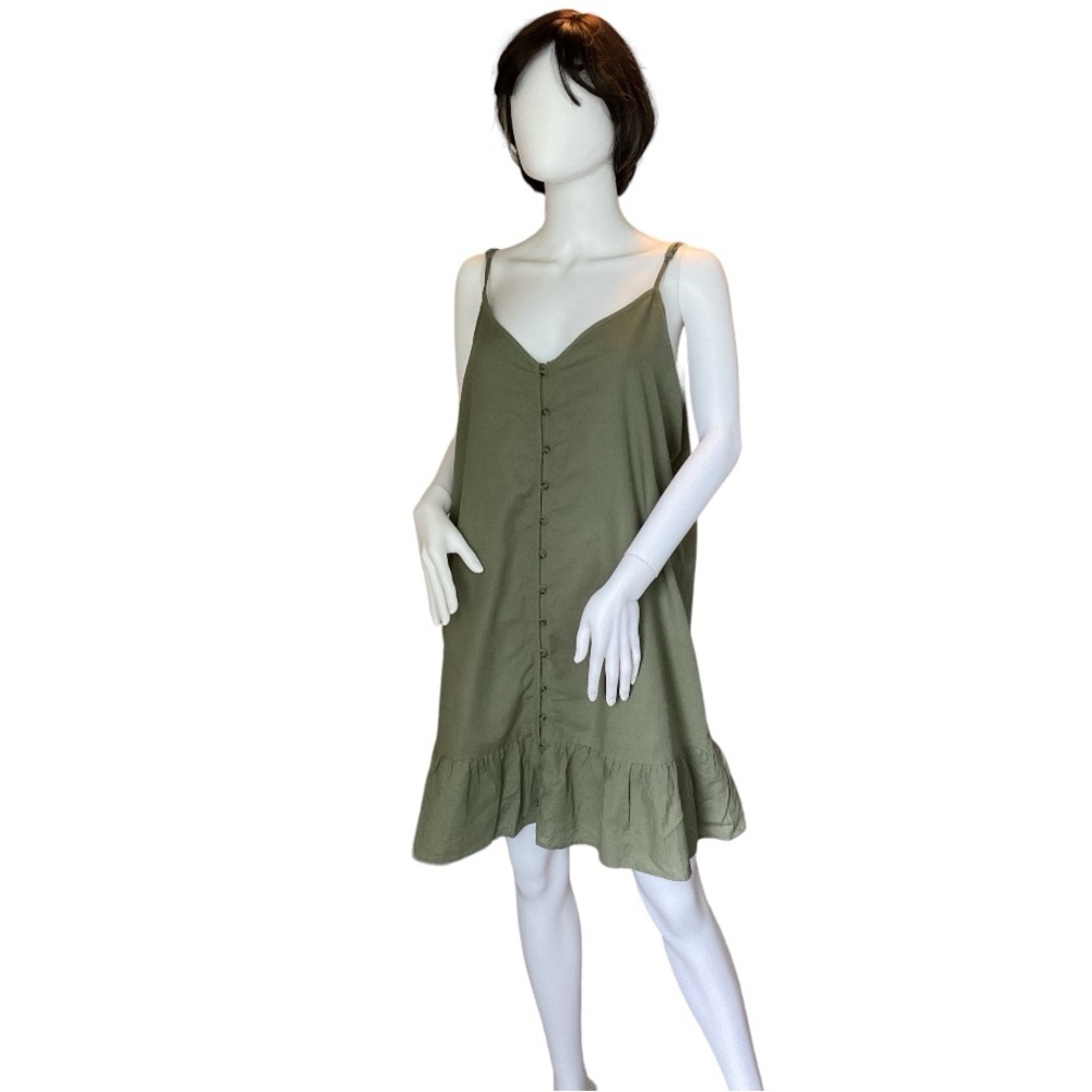 AE Button Front Dress